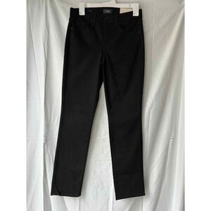 NYDJ Sheri Slim Black Jean LiftXTuck Technology Womens 0